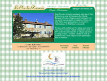 Tablet Screenshot of gite-clos-rosanais.com